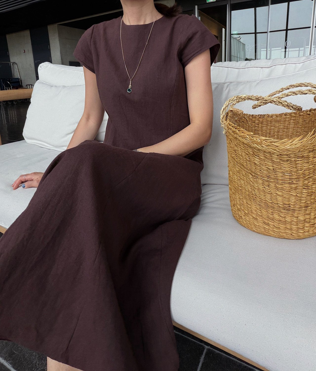 Simple Linen Dress