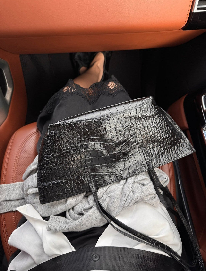 Croc Shoulder Bag