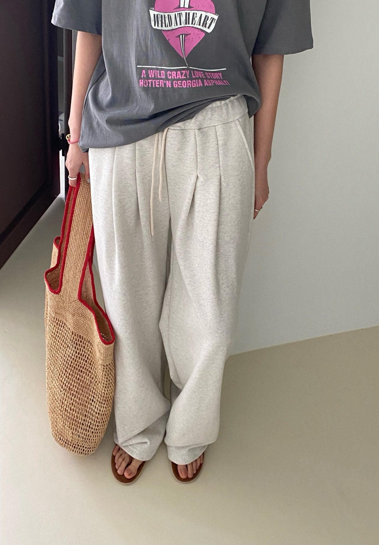 Pintuck Sweatpants