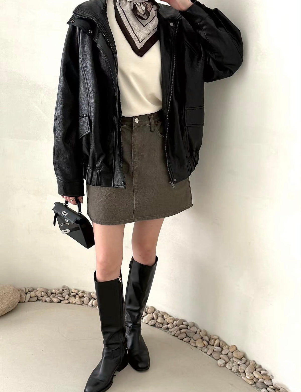 Soft Faux Leather Jacket