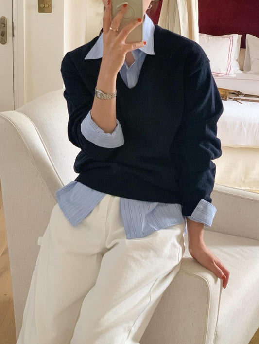Fall V Neck Sweater