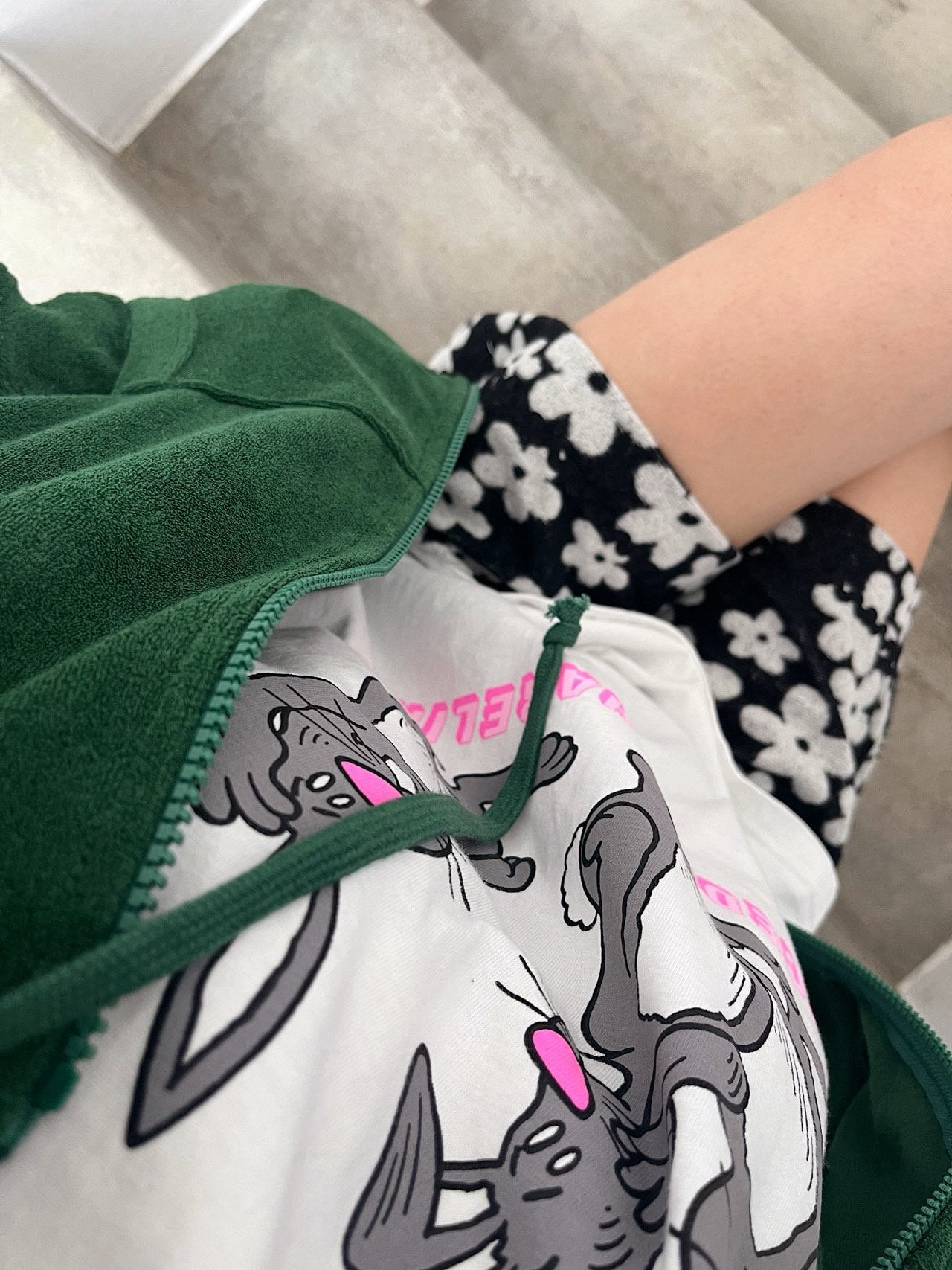 Mono Flower Shorts