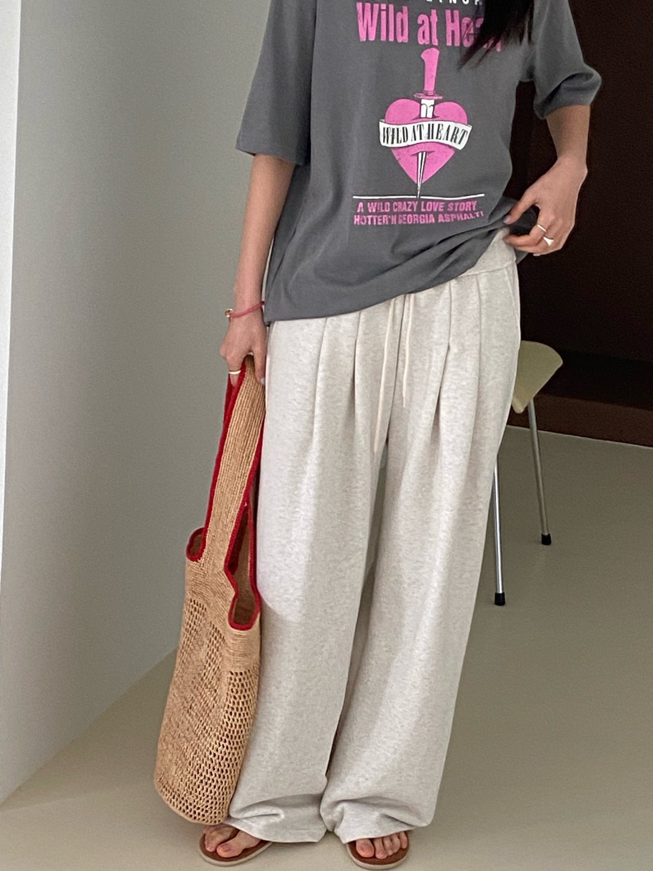Pintuck Sweatpants