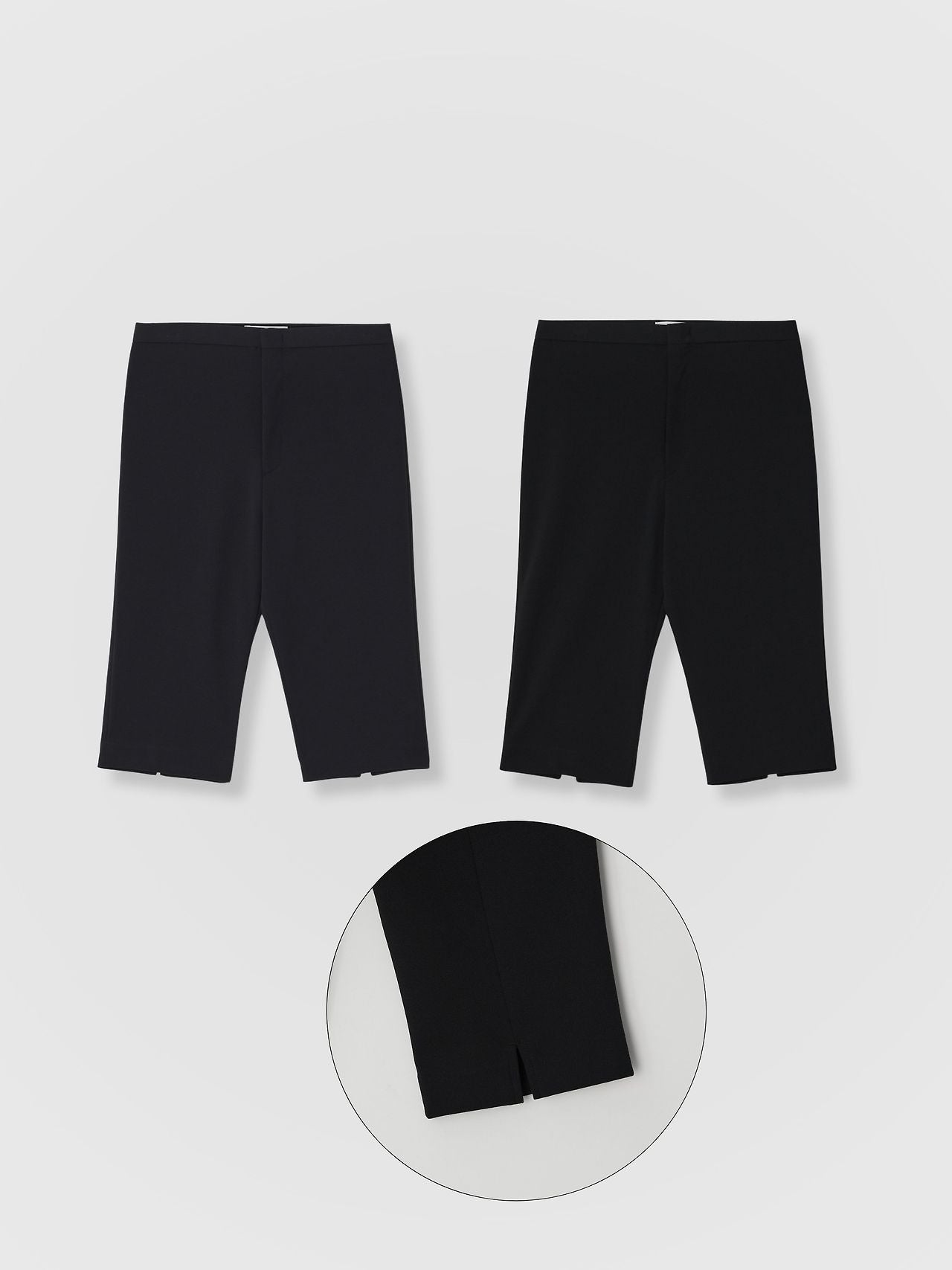 Back Slit Biker Pants