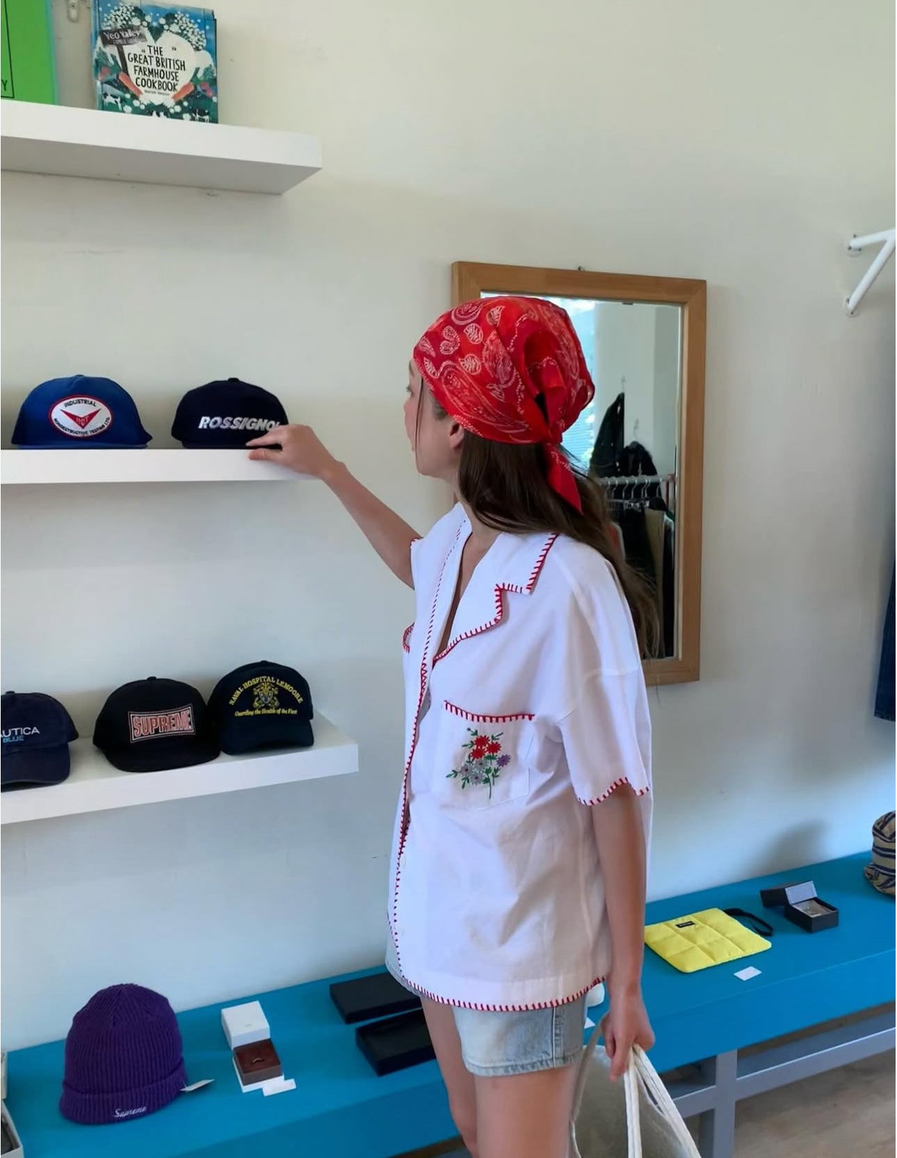 Stitch Embroidery Camp Shirt