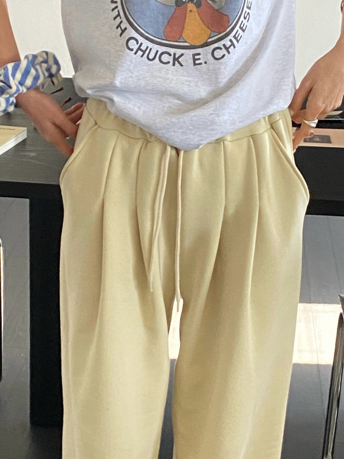 Pintuck Sweatpants