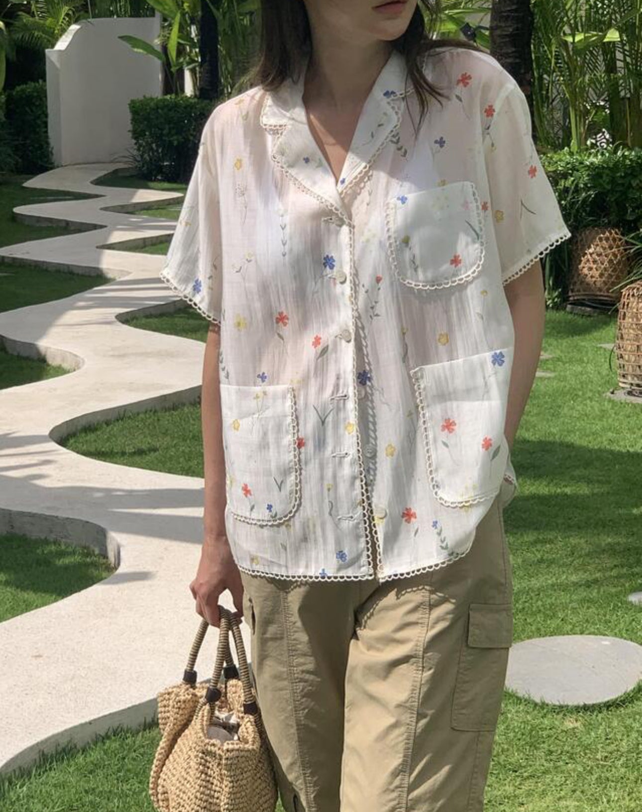 Organza Camp Shirt