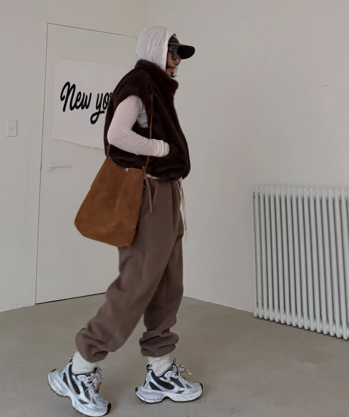 Reversible Cropped Mink Vest