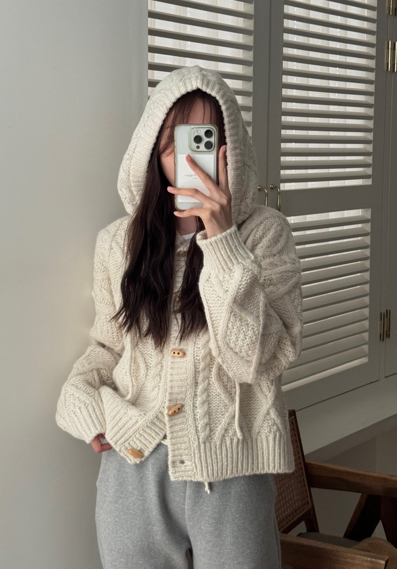 Fisher Hood Cardigan