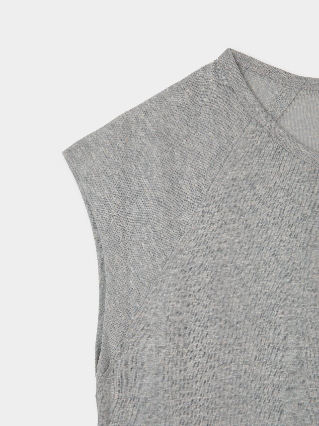 Linen Cap Sleeve Top
