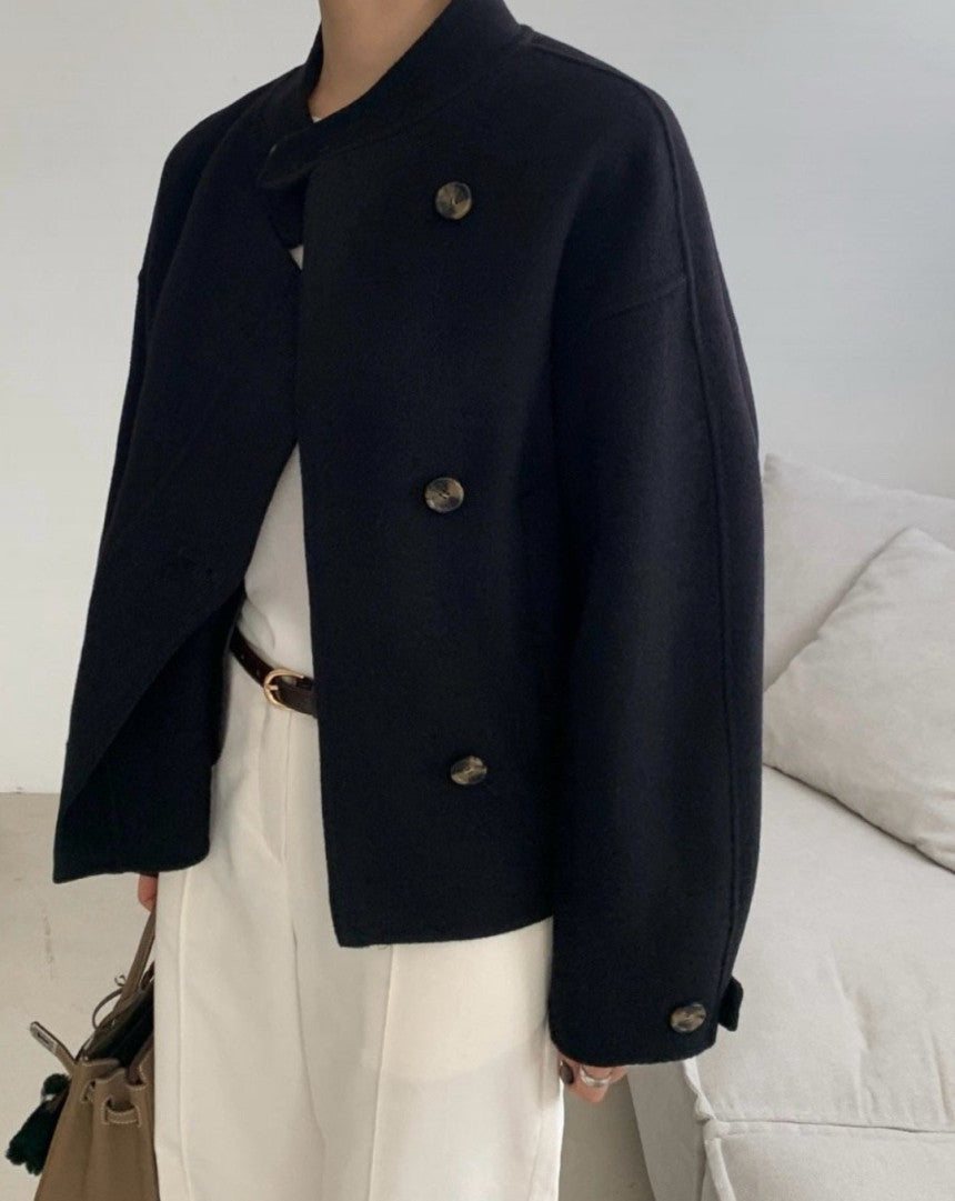 Asymmetric Short Coat