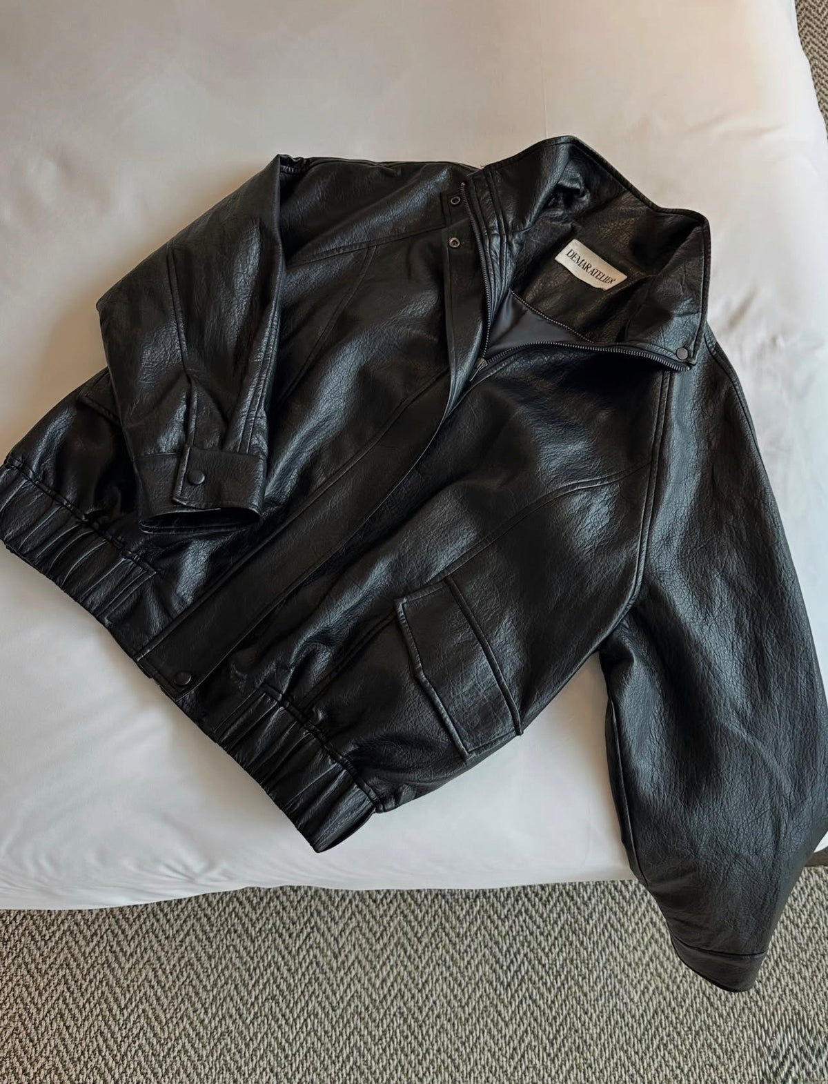 Soft Faux Leather Jacket