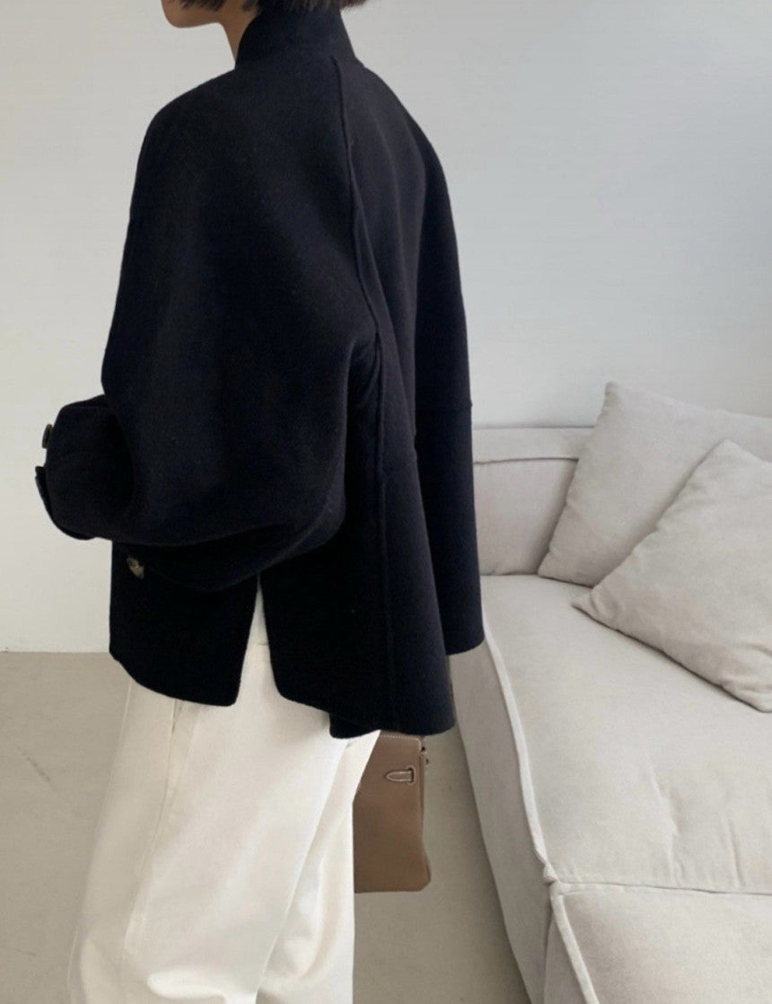 Asymmetric Short Coat