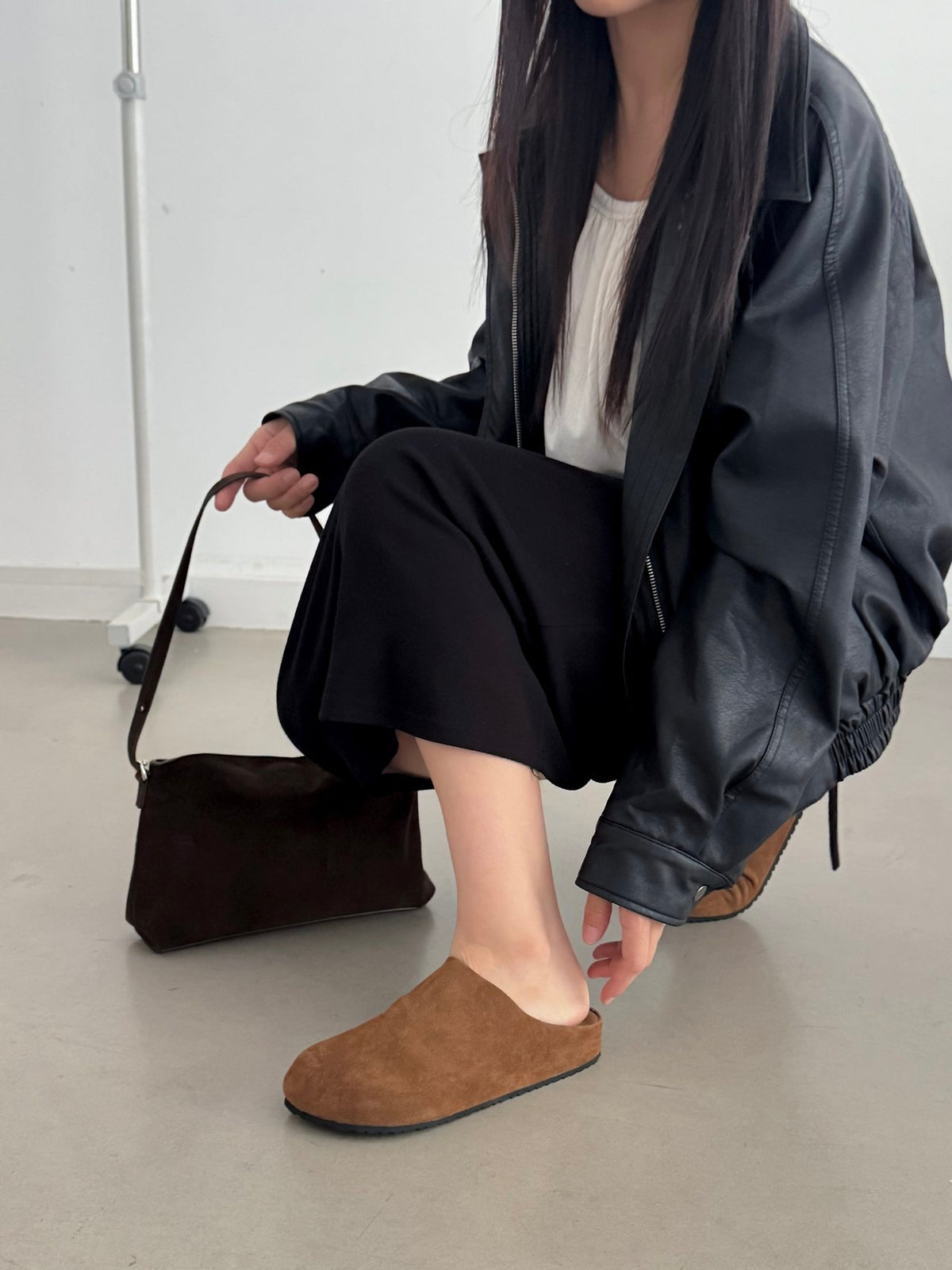 Suede Mule