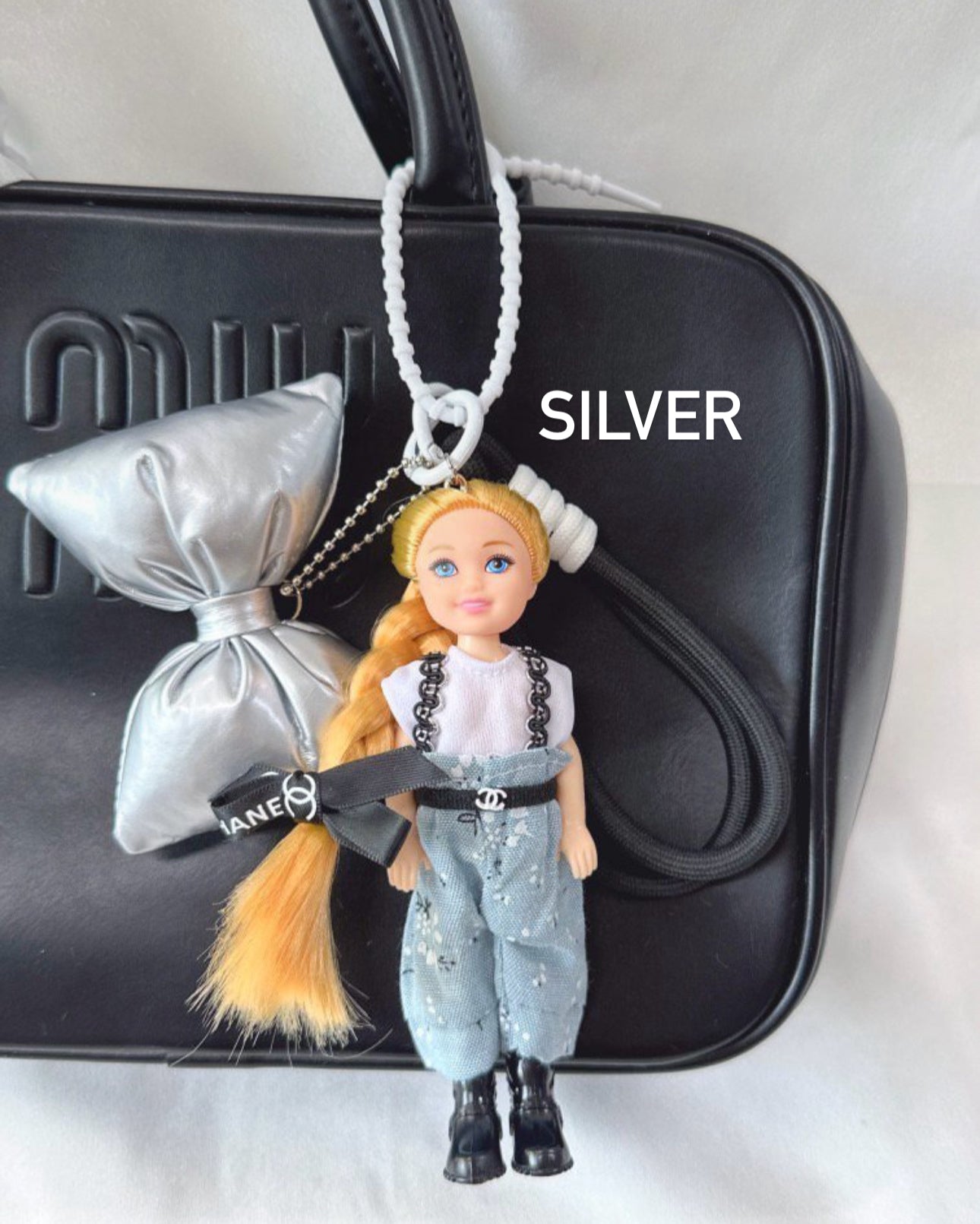 Denim Barbie Keyring