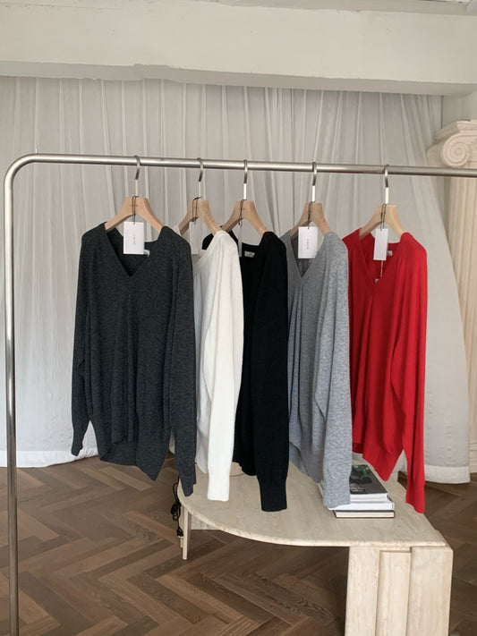 Wool V Neck