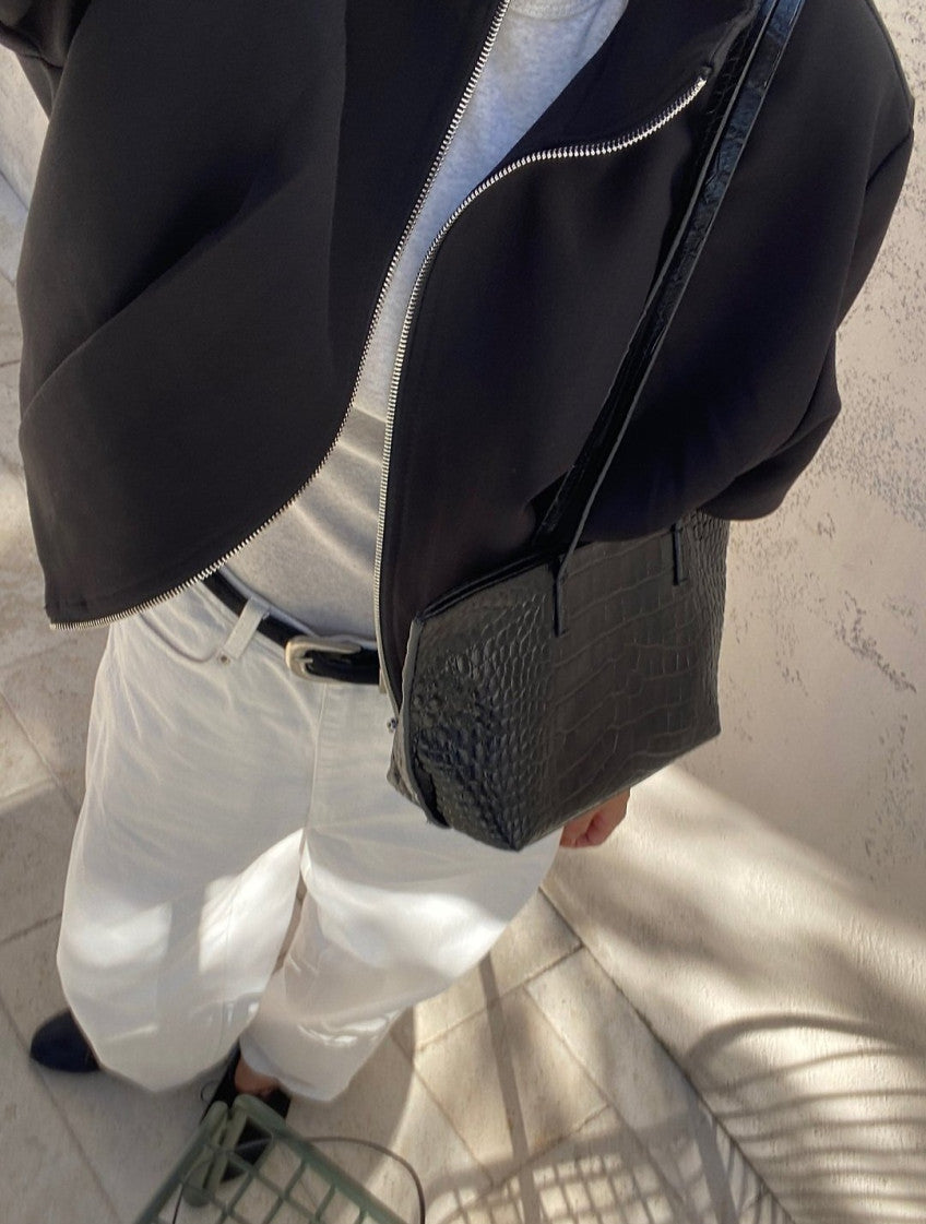 Croc Shoulder Bag