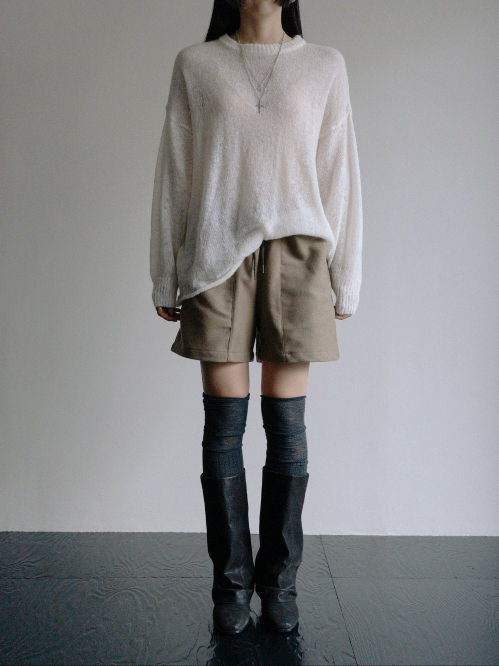 Alpaca Boxy Sweater