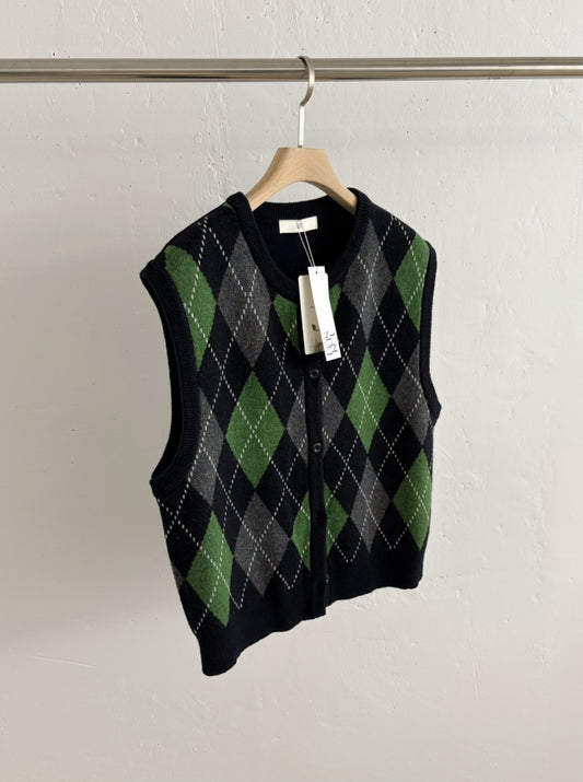 Argyle Vest