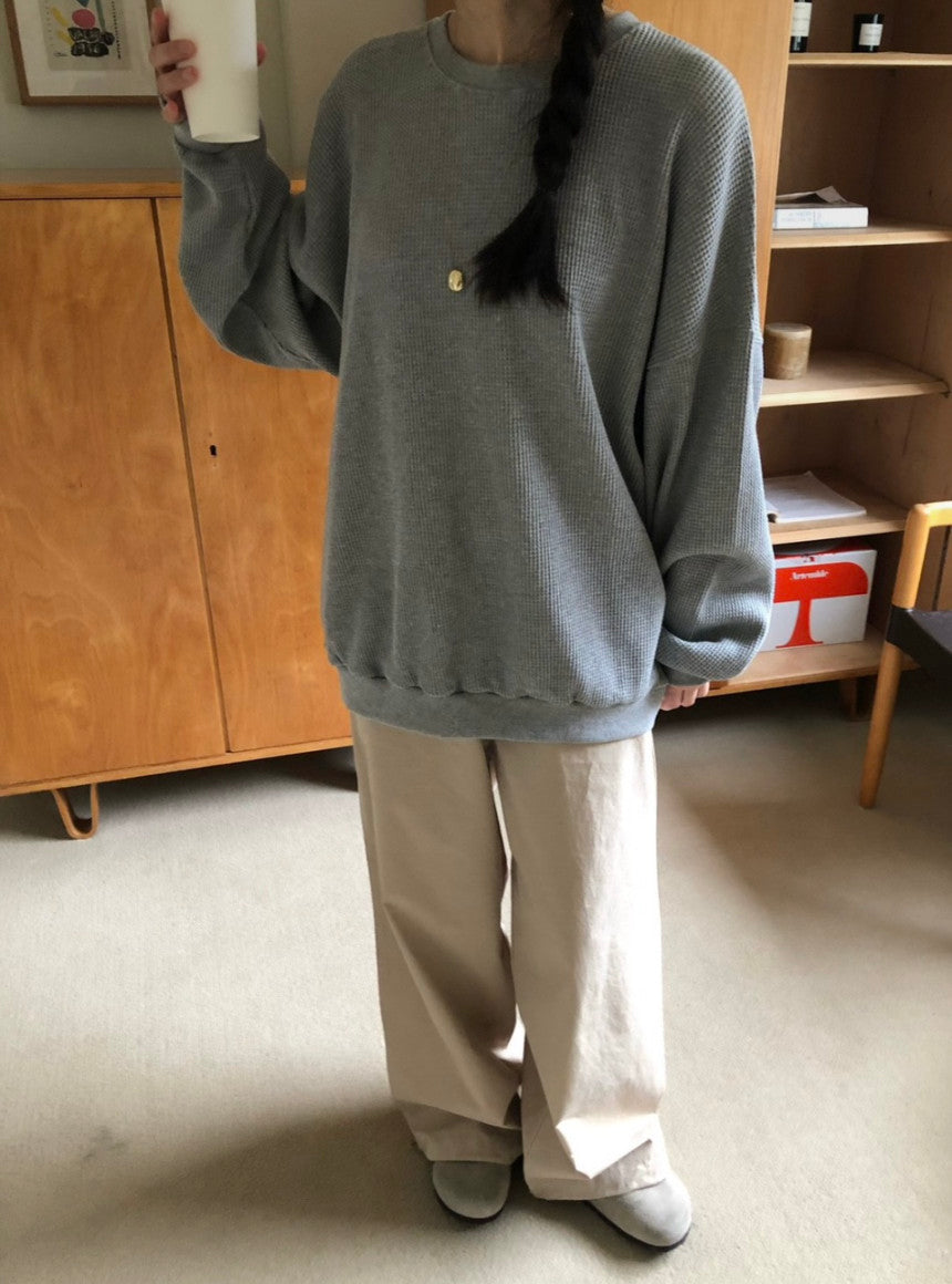Waffle Sweatshirt