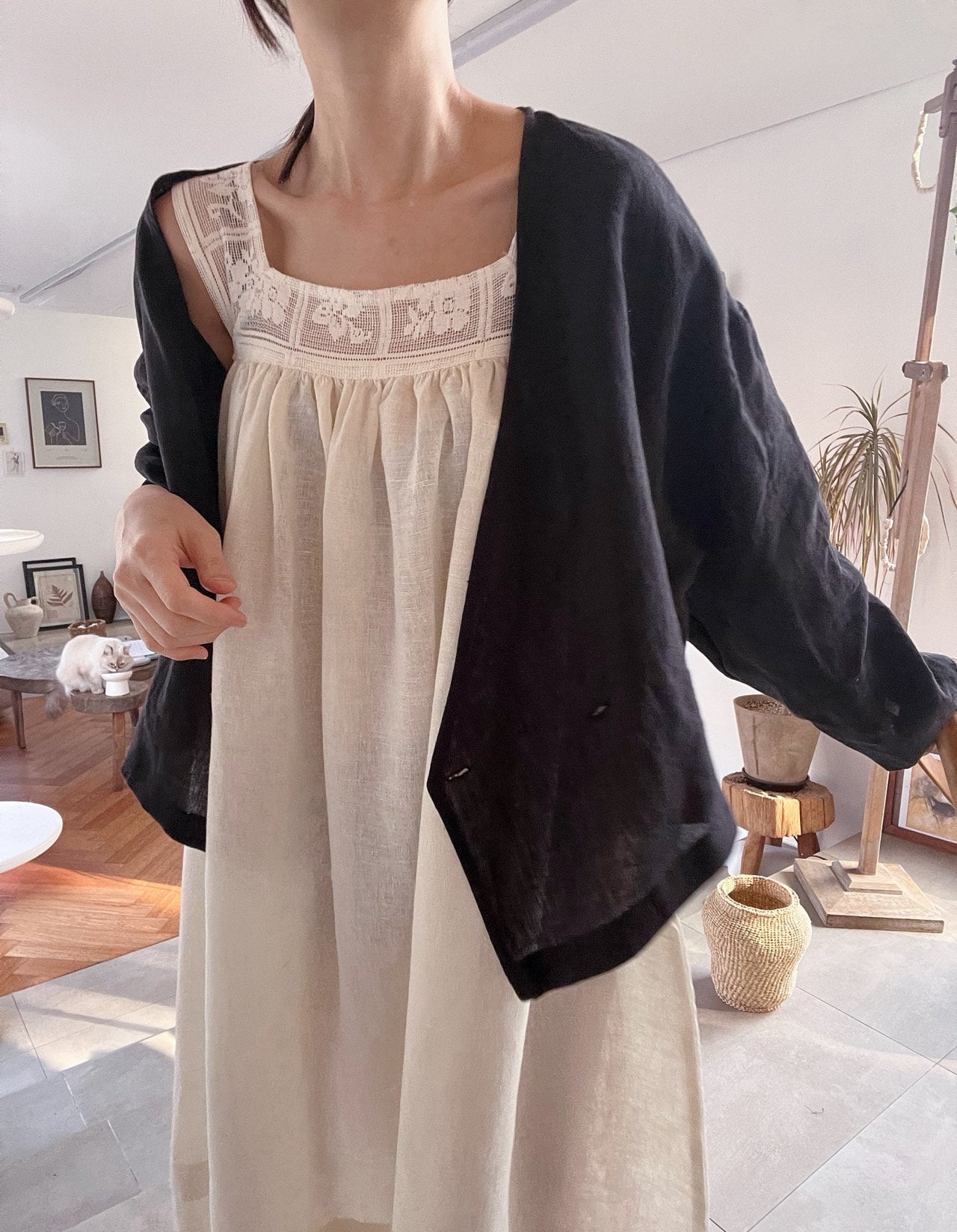 Linen Cardigan