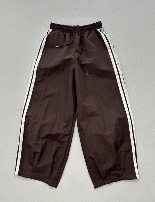 Lace Nylon Track Pants