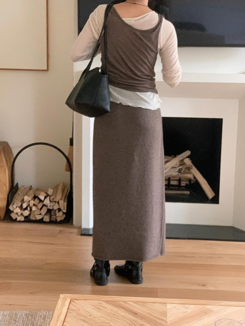 Knit Midi Skirt