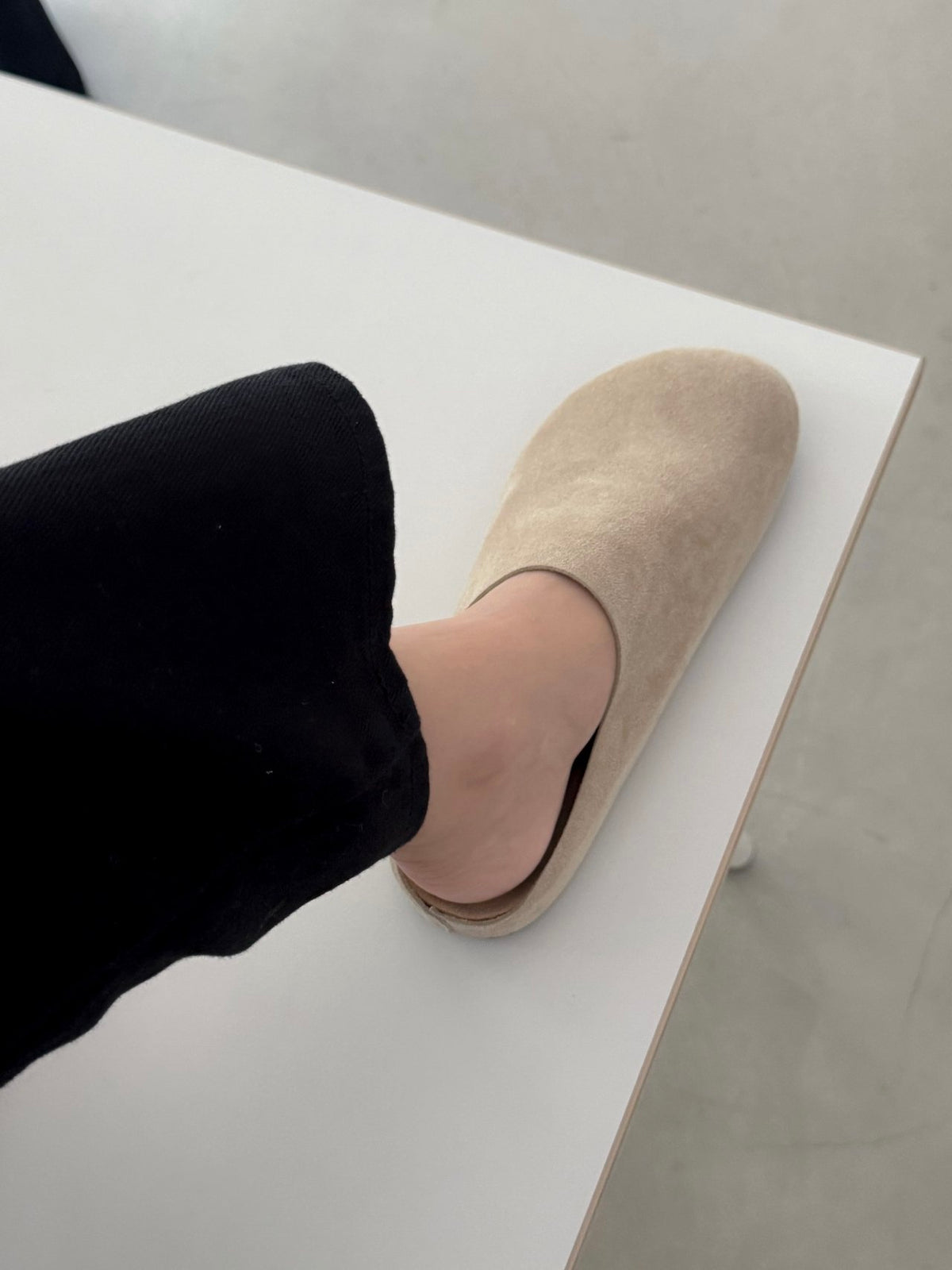 Suede Mule