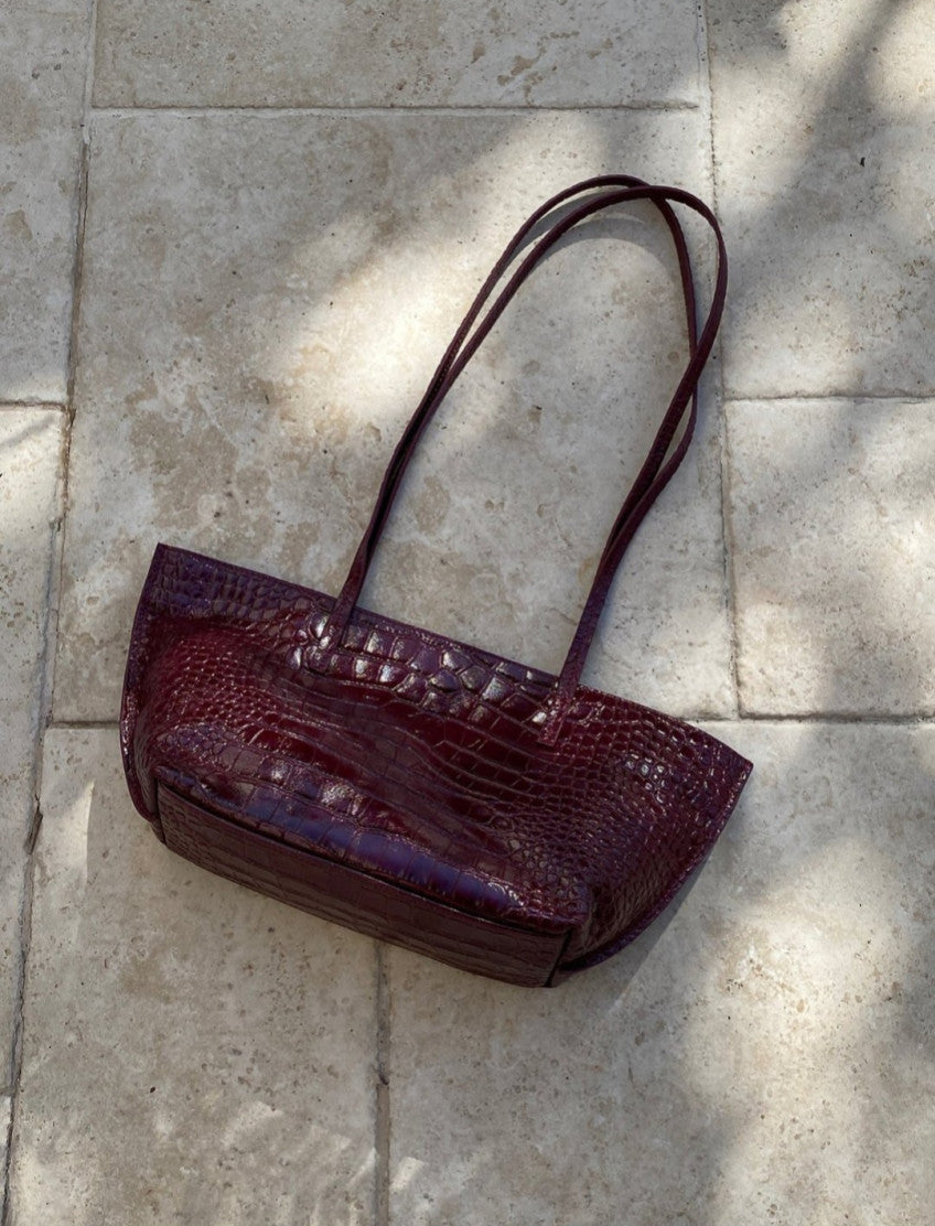 Croc Shoulder Bag