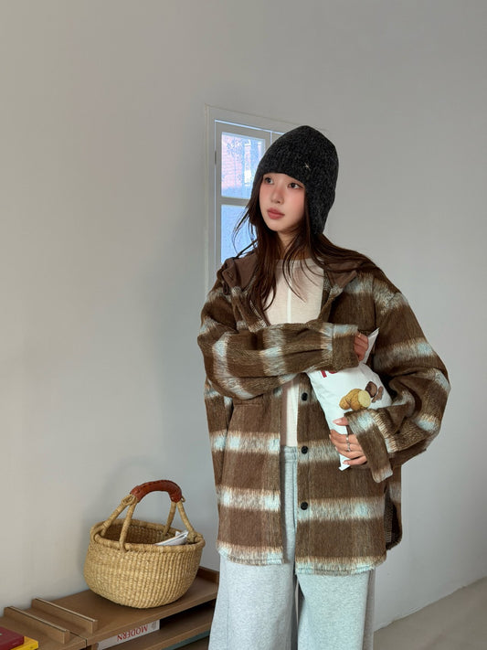 Brushed Hoodie Jacket