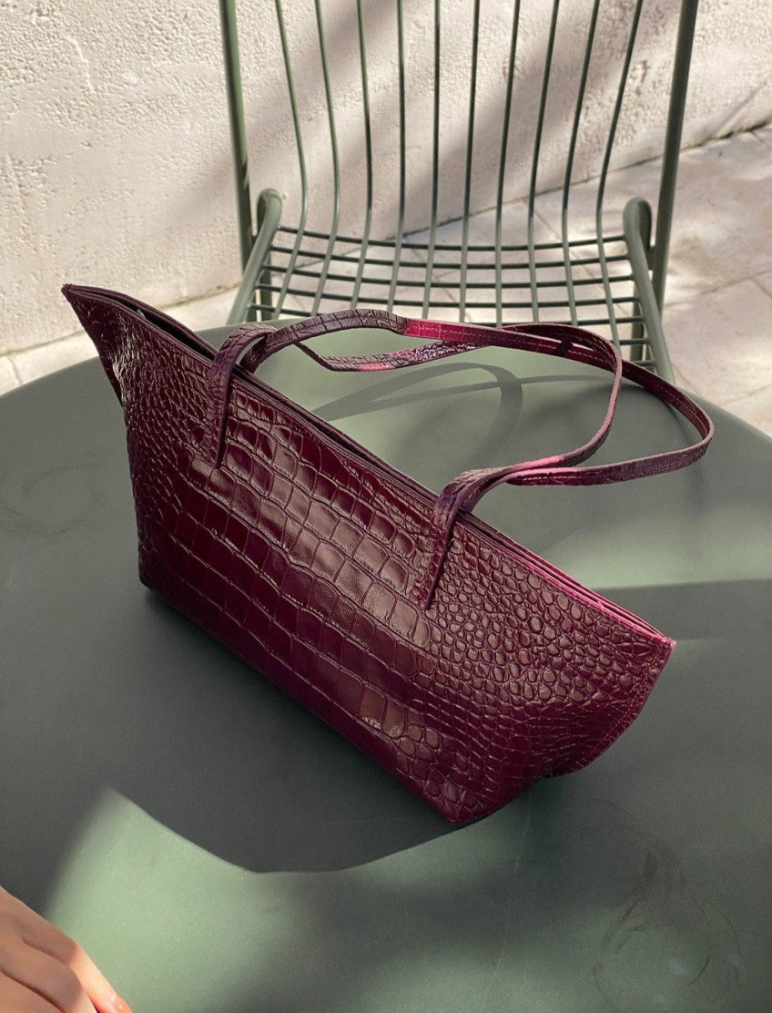 Croc Shoulder Bag