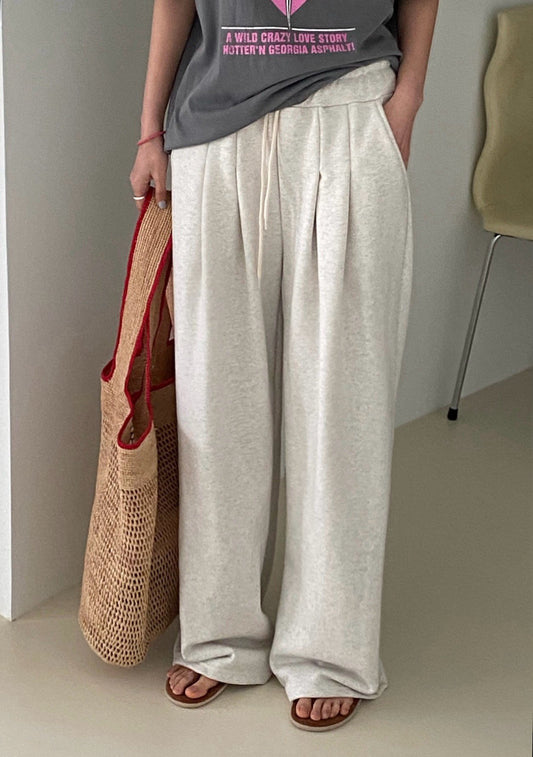 Pintuck Sweatpants