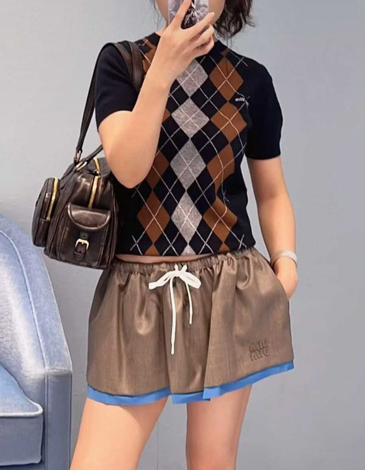 M Argyle Sweater
