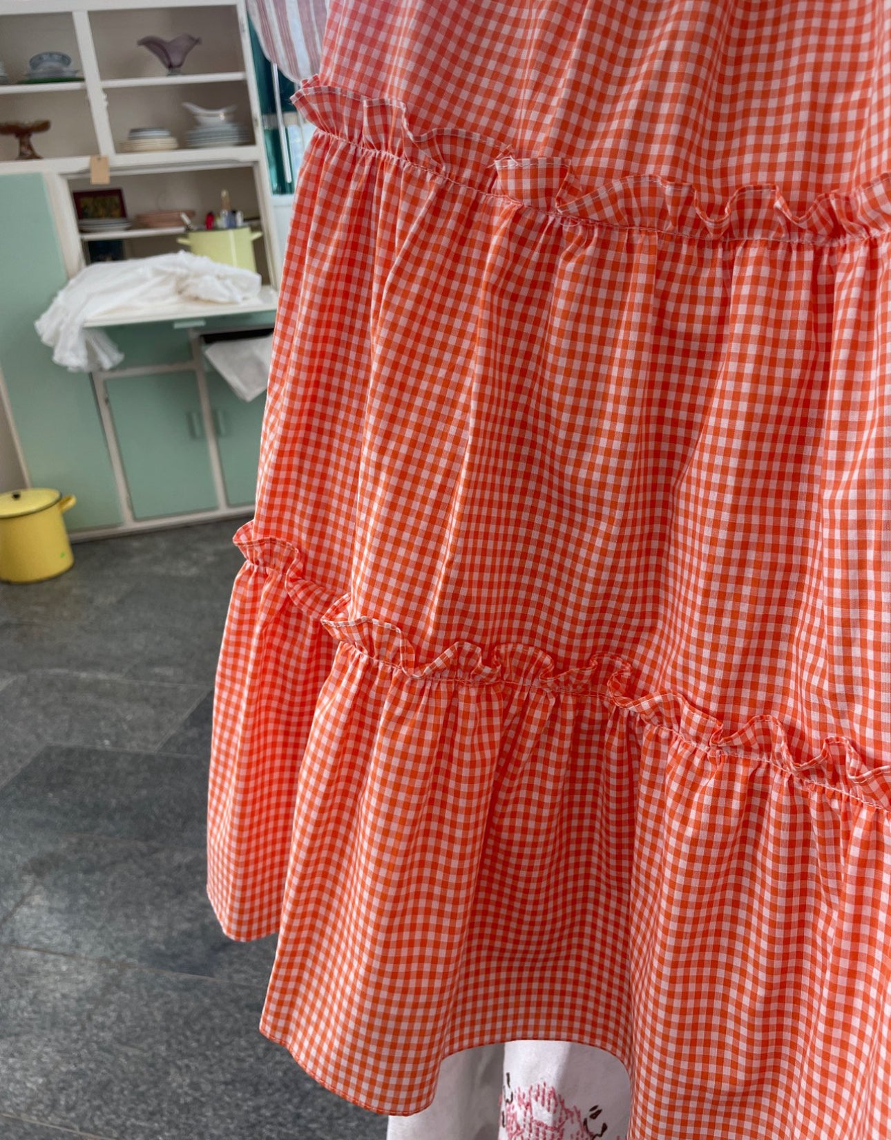 Mini Gingham Skirt