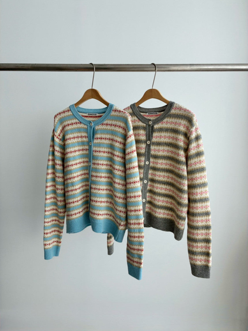 Spring Jacquard Cardigan