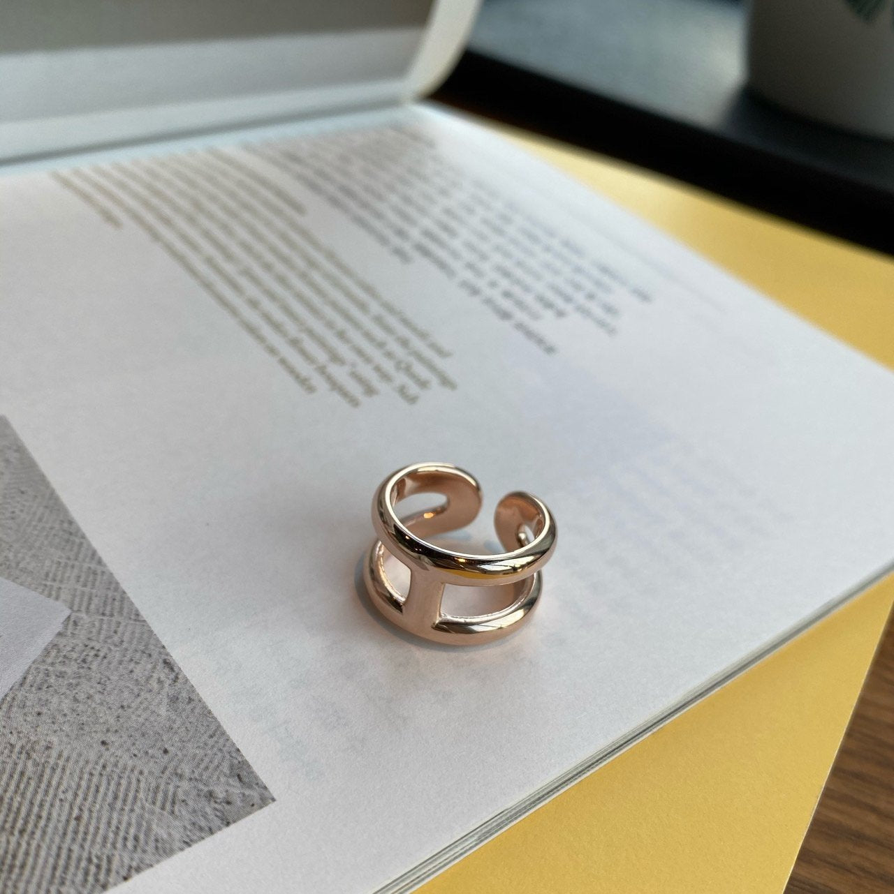 H Bold Ring