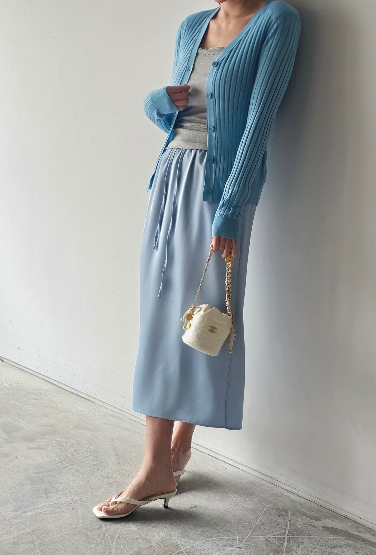 Silky Midi Skirt