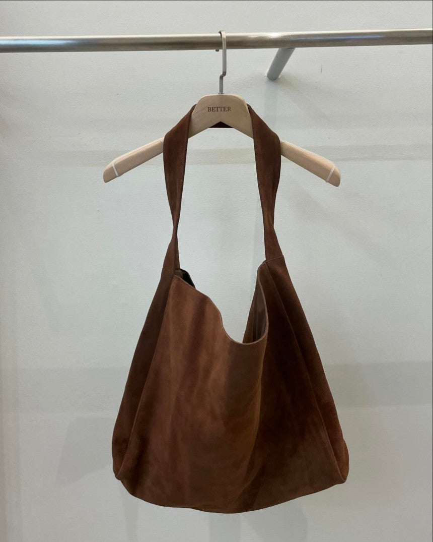 Sueded Shoulder Bag