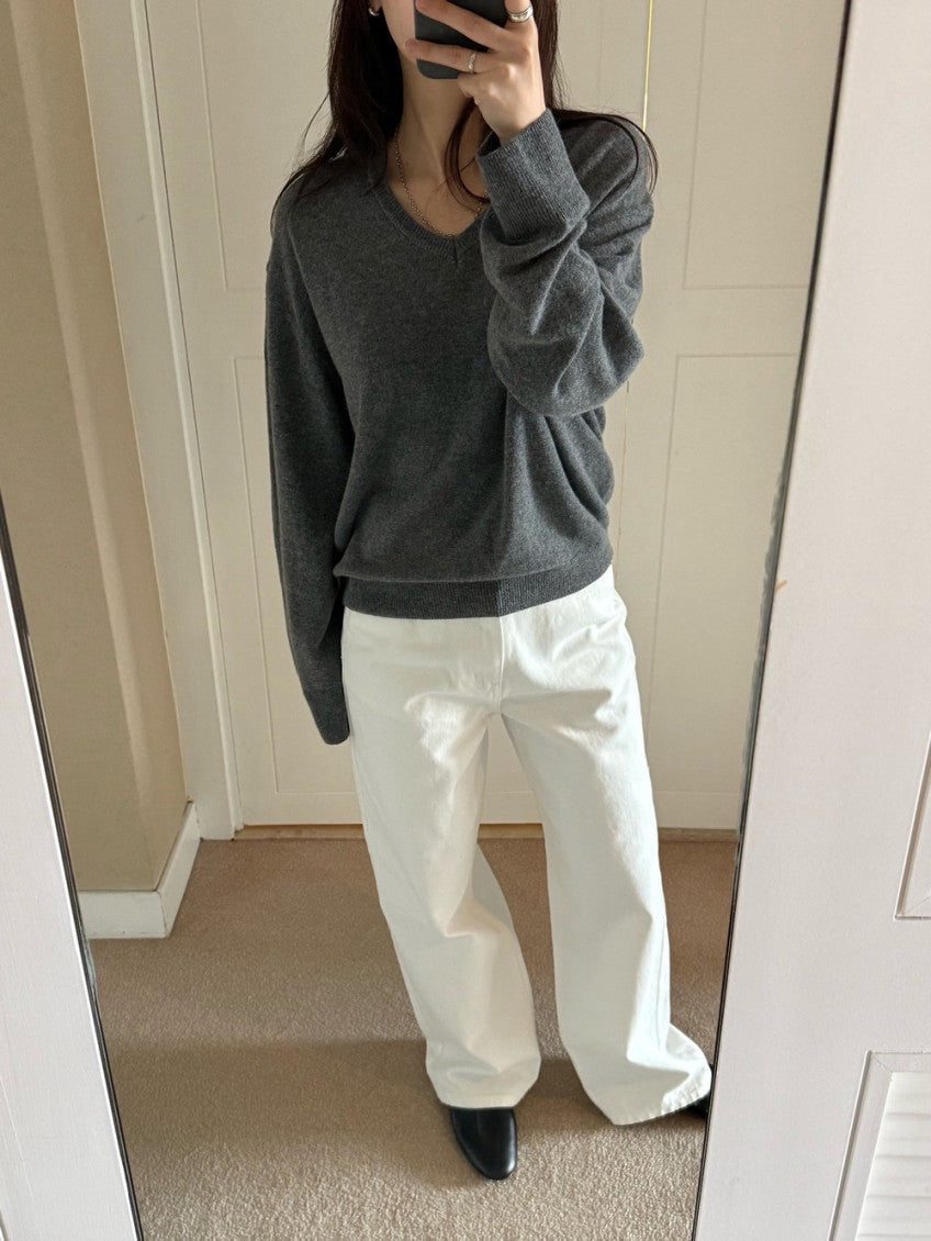 Light V Neck Sweater