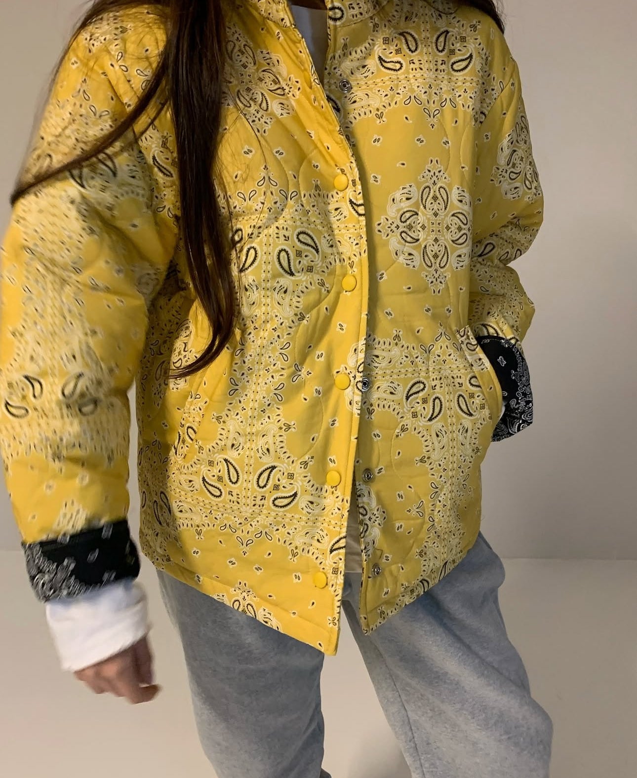 Paisley Puff Jacket