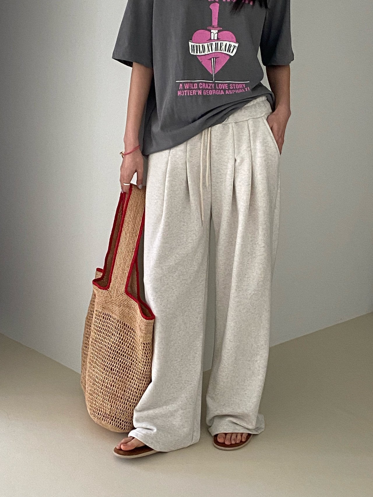 Pintuck Sweatpants