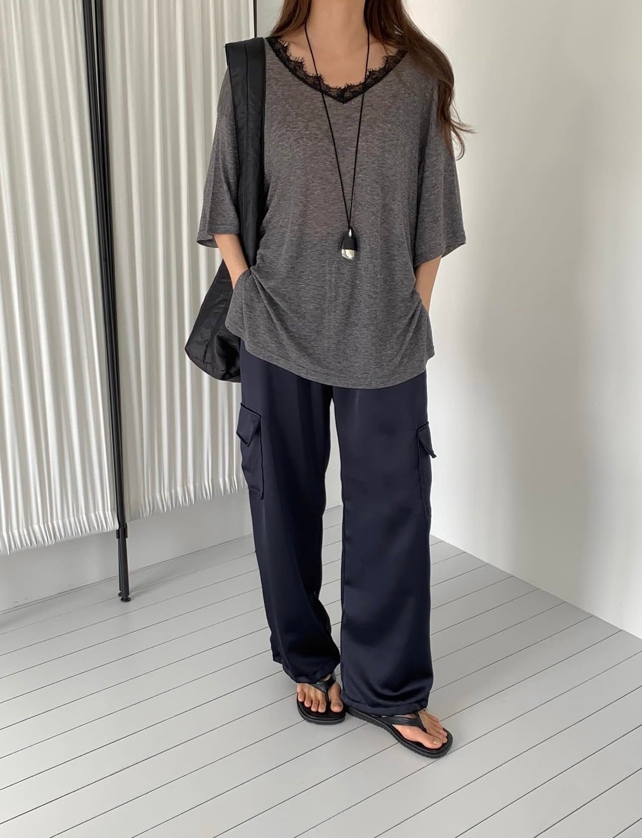 Tencel Lace T Shirt