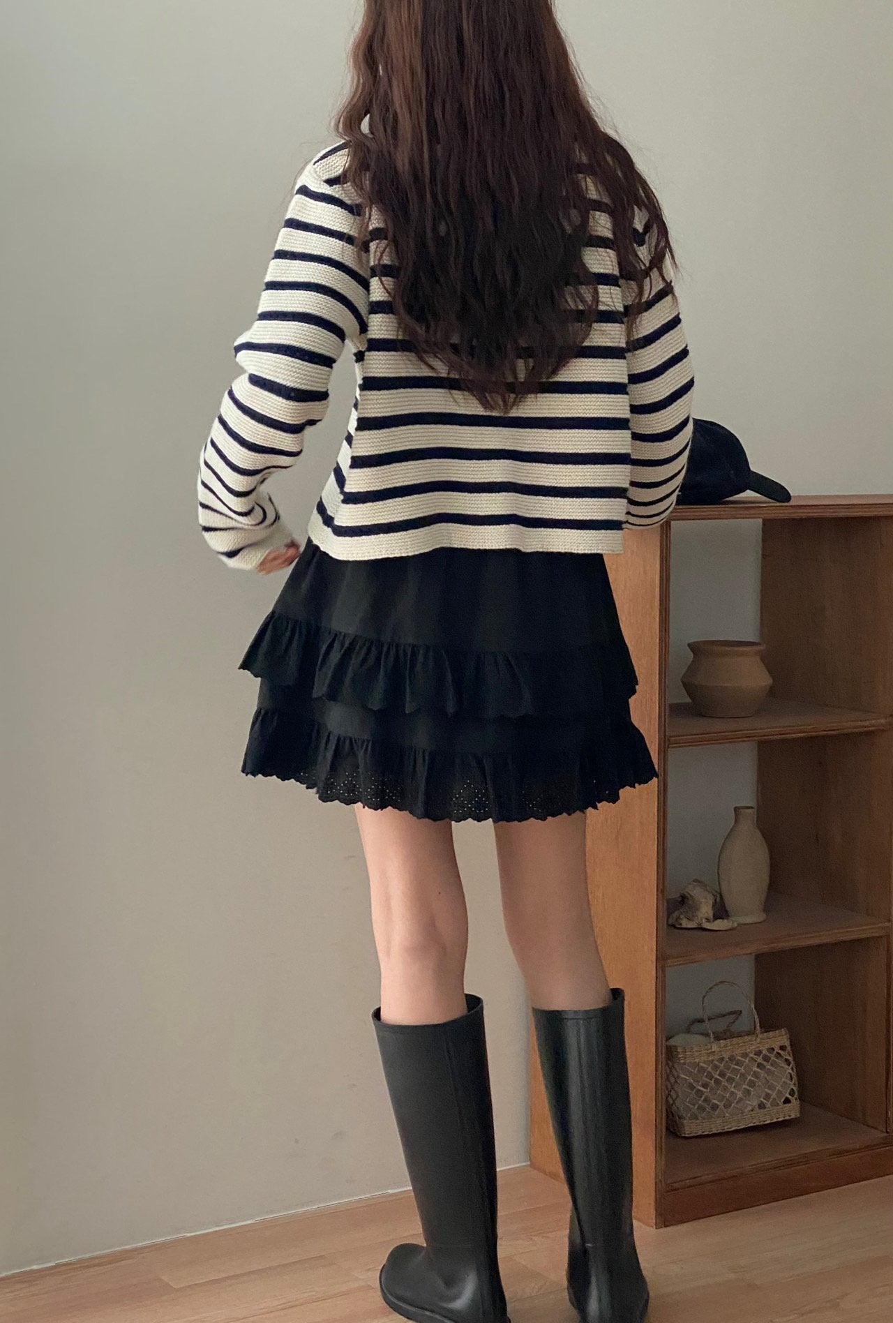 Ruffle Mini Skirt