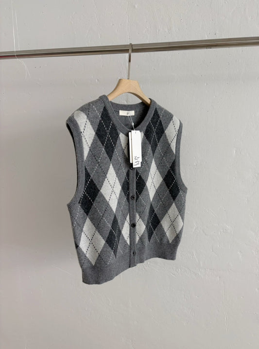 Argyle Vest