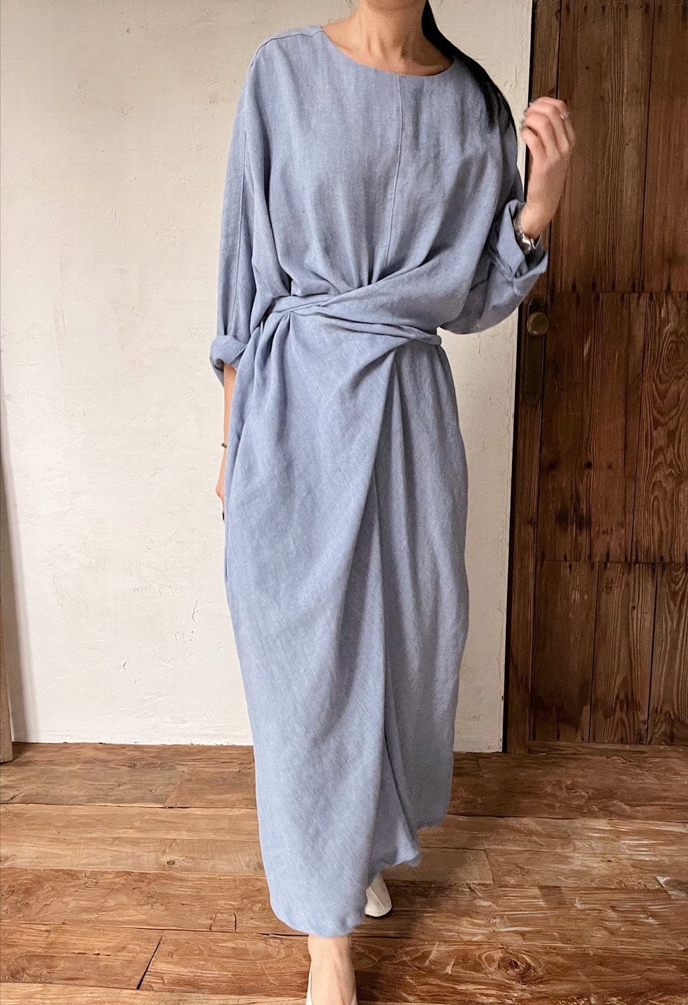 Linen Tie Dress