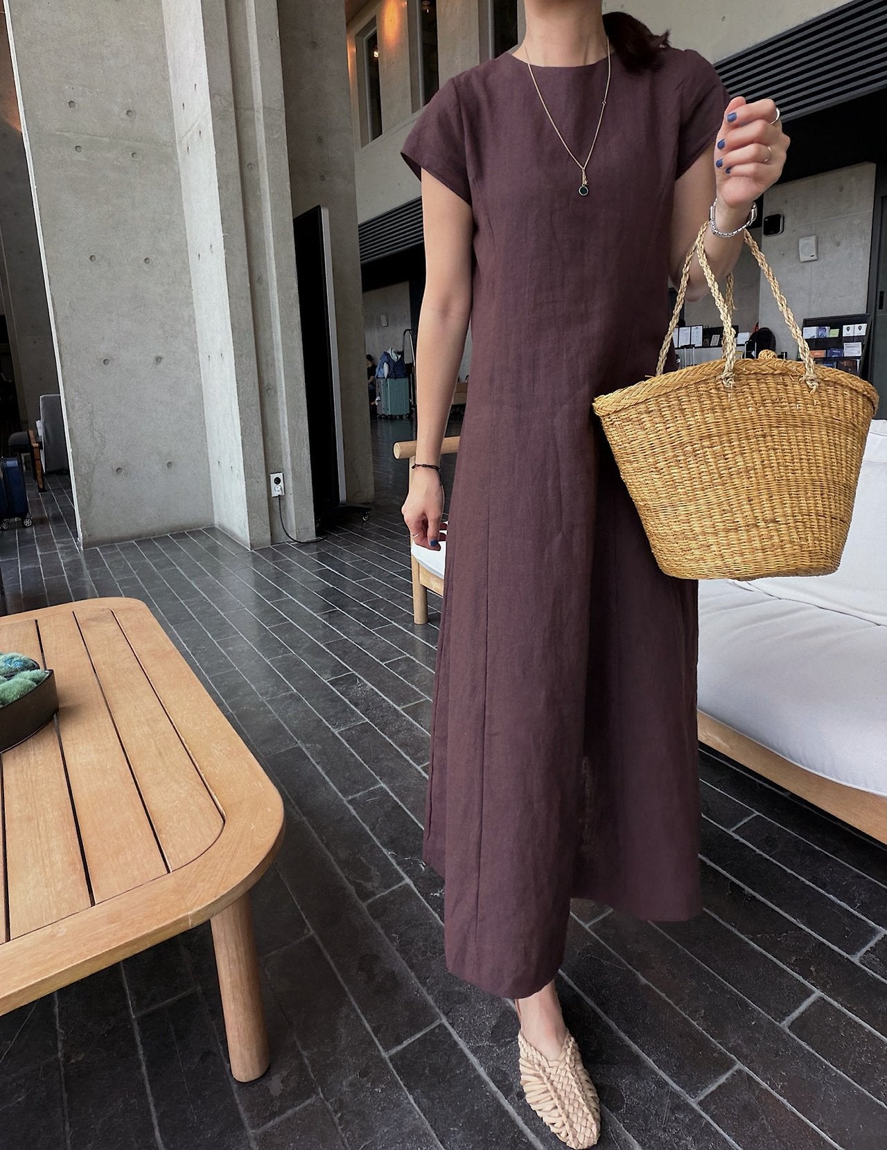 Simple Linen Dress