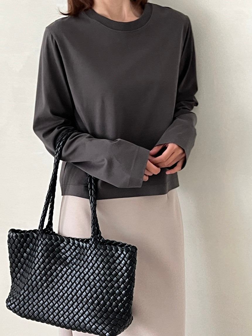 Semi Cropped Long Sleeve