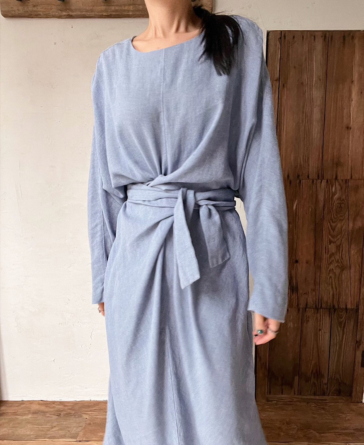 Linen Tie Dress