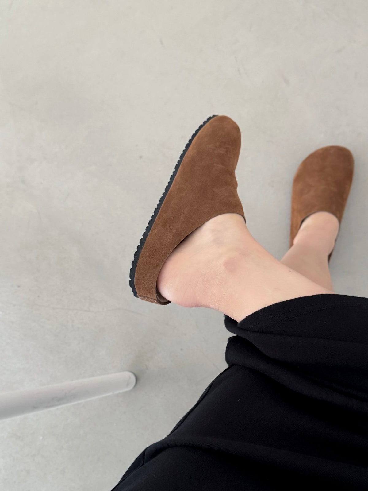 Suede Mule