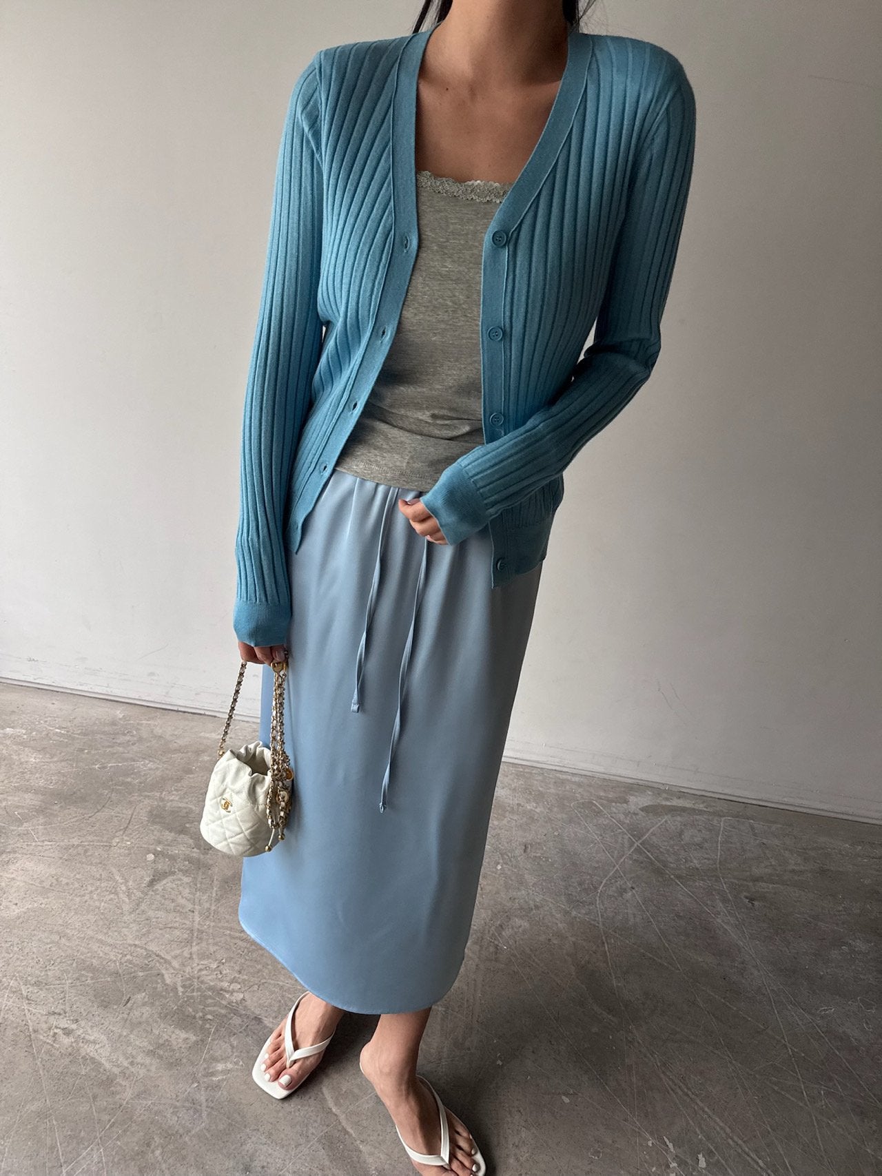Silky Midi Skirt